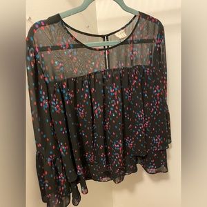 A New Day Polka Dot Blouse (XL)